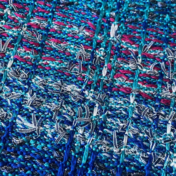 St. John Collection Tweed Knit Sleeveless Shift Dress - Picture 3 of 16